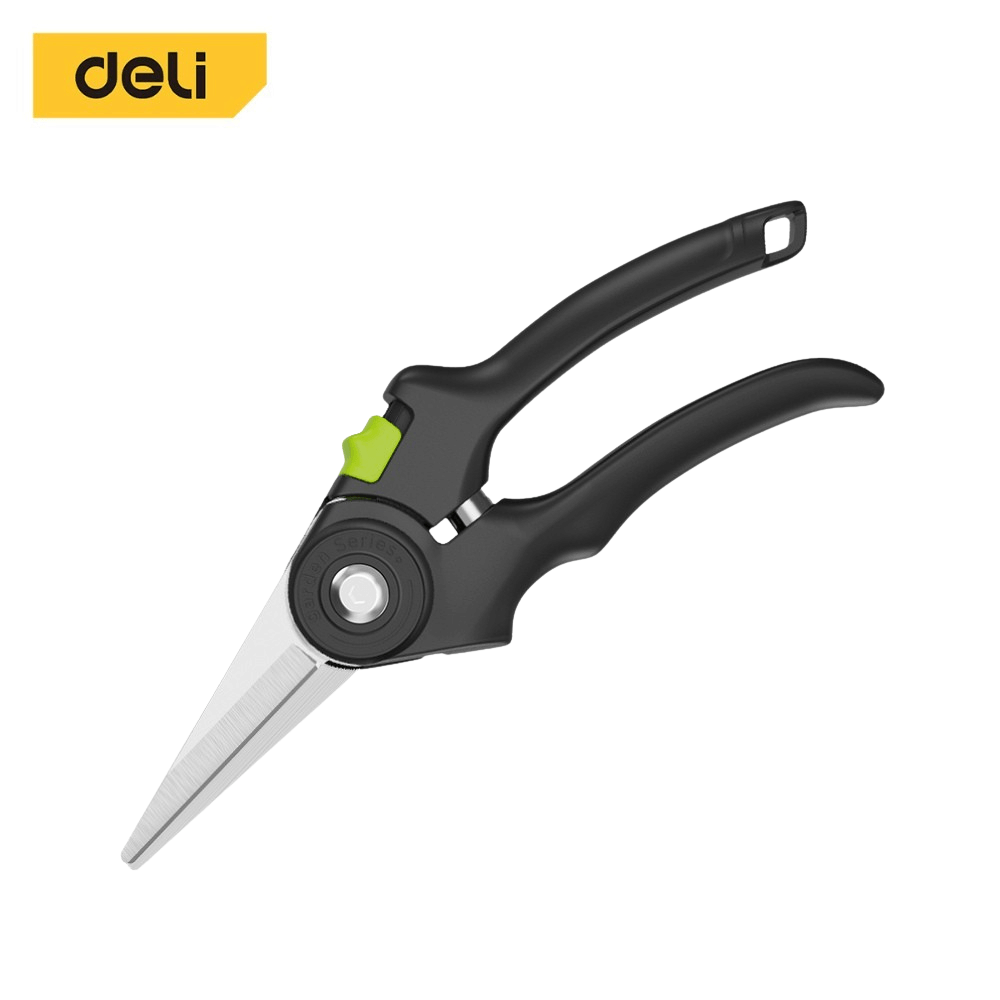 กรรไกรตัดกิ่ง DELI EDL-YL0001-GN-01 9 นิ้ว